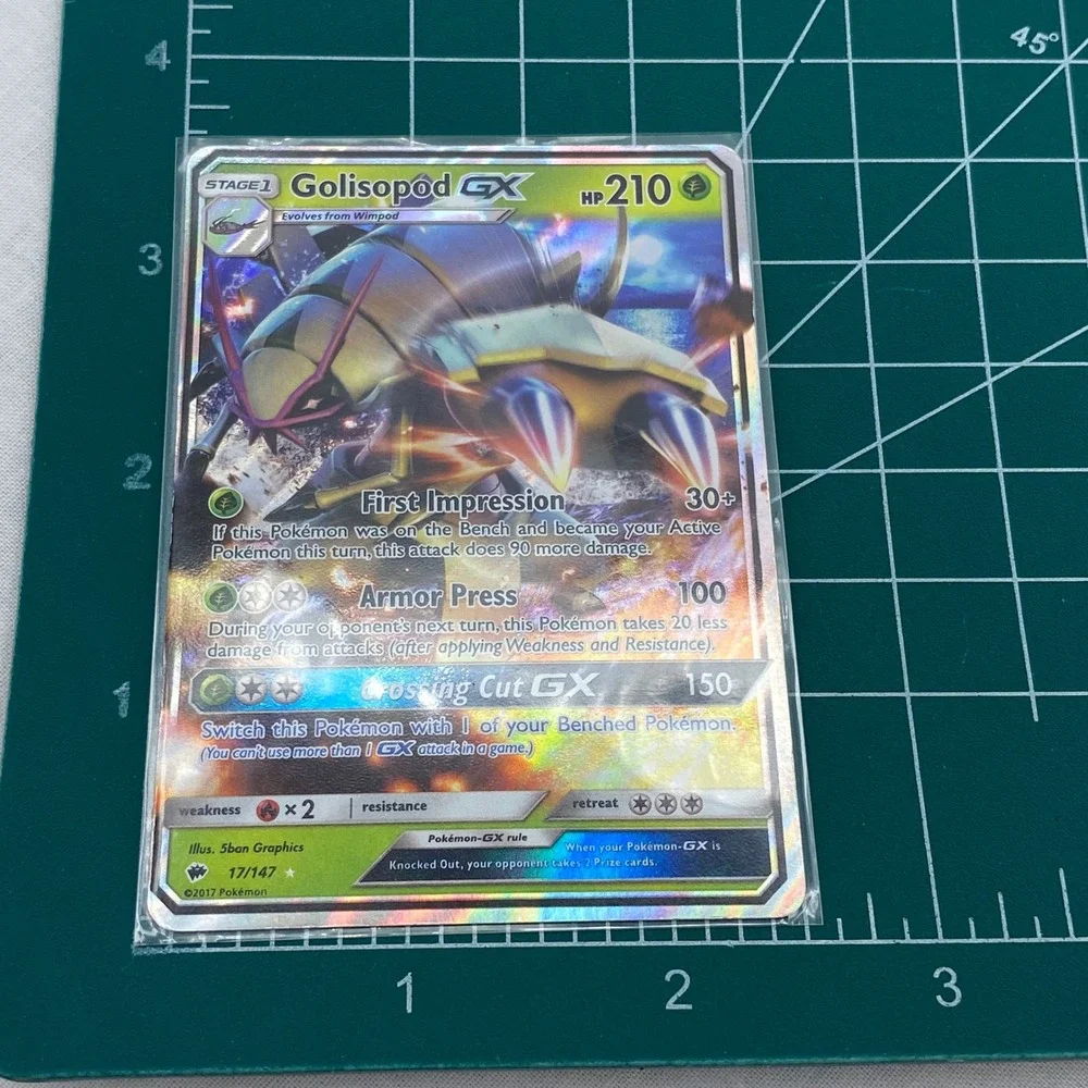 Golisopod GX 17/147 - Rare Burning Shadows Holo GX- Pokemon Card NM/M Game Trade